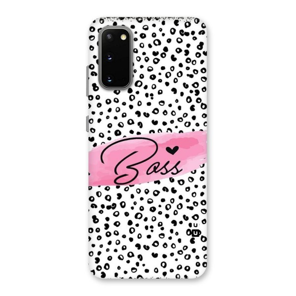 Polka Boss Back Case for Galaxy S20