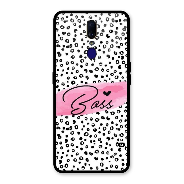 Polka Boss Glass Back Case for Oppo F11