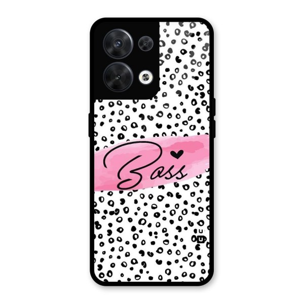 Polka Boss Glass Back Case for Oppo Reno8 5G