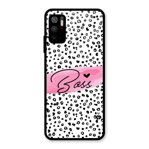 Polka Boss Glass Back Case for Poco M3 Pro 5G