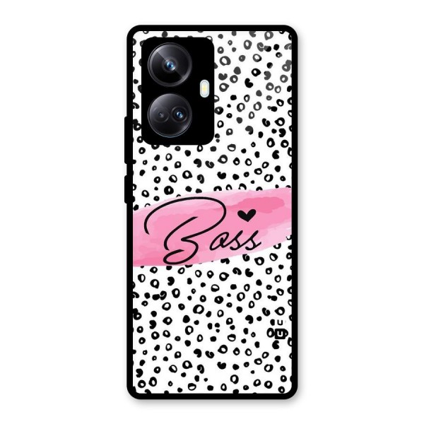 Polka Boss Glass Back Case for Realme 10 Pro Plus