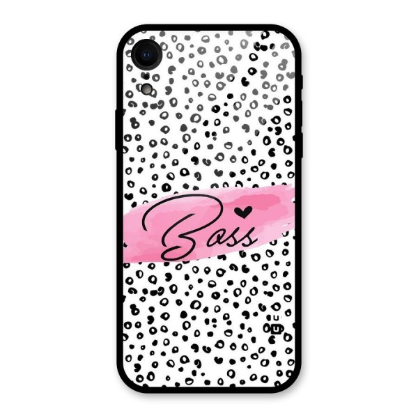 Polka Boss Glass Back Case for XR