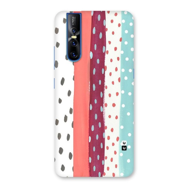 Polka Brush Art Back Case for Vivo V15 Pro