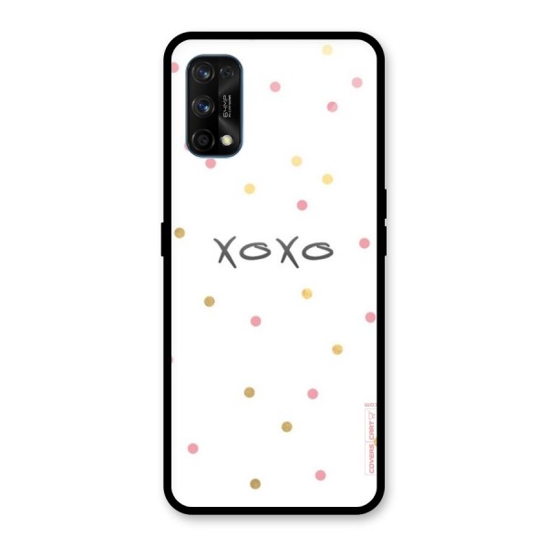 Polka Hugs Glass Back Case for Realme 7 Pro