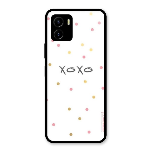 Polka Hugs Glass Back Case for Vivo Y15s