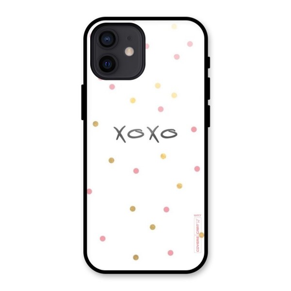 Polka Hugs Glass Back Case for iPhone 12