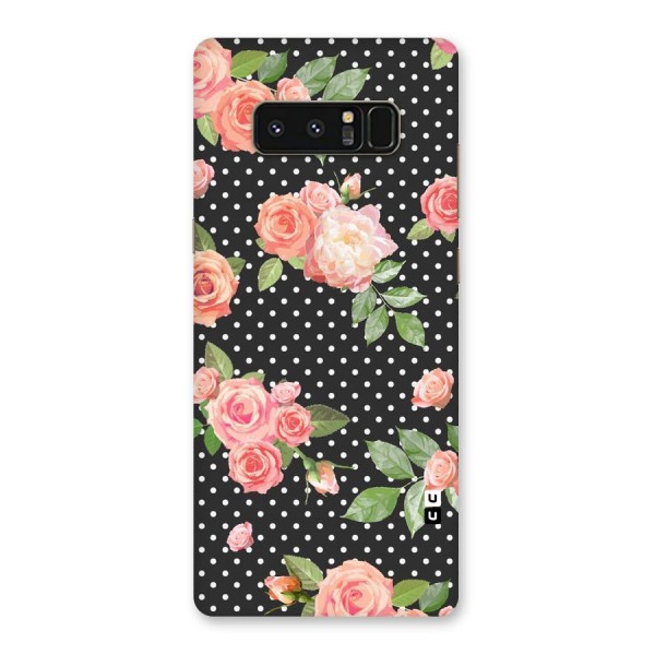 Polka Peach Back Case for Galaxy Note 8