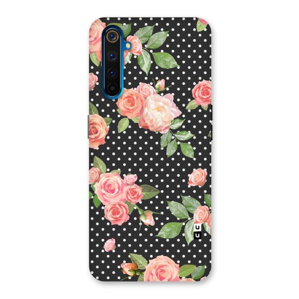 Polka Peach Back Case for Realme 6 Pro