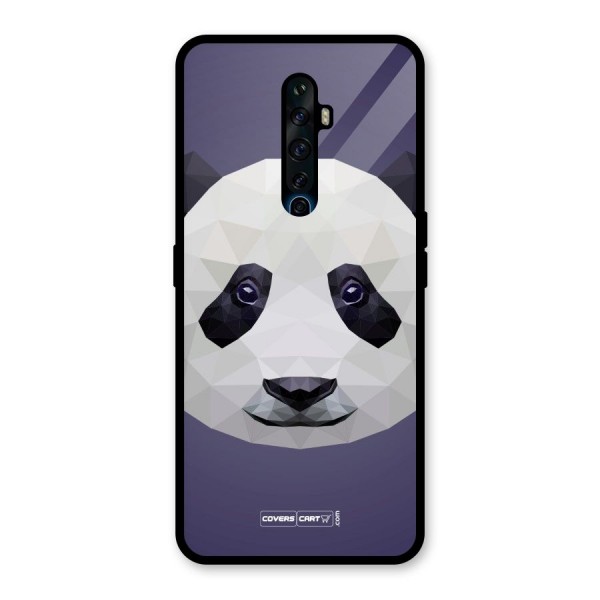 Polygon Panda Glass Back Case for Oppo Reno2 Z