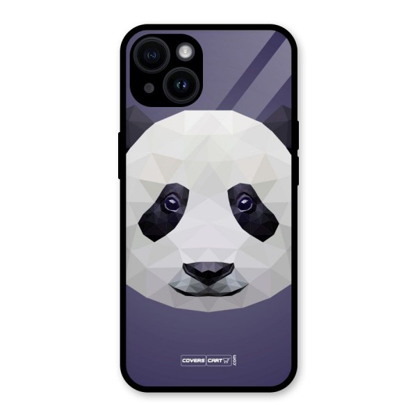 Polygon Panda Glass Back Case for iPhone 14