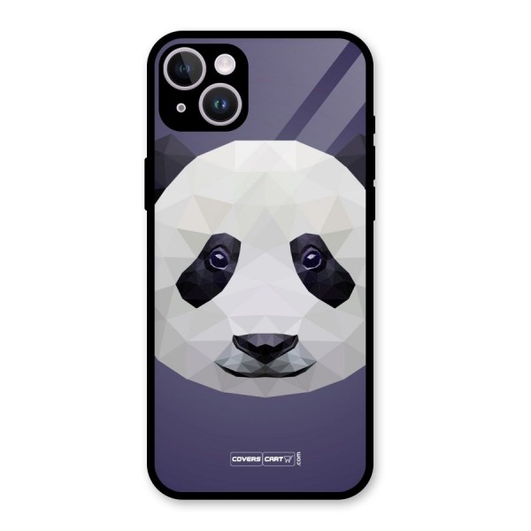 Polygon Panda Glass Back Case for iPhone 14 Plus