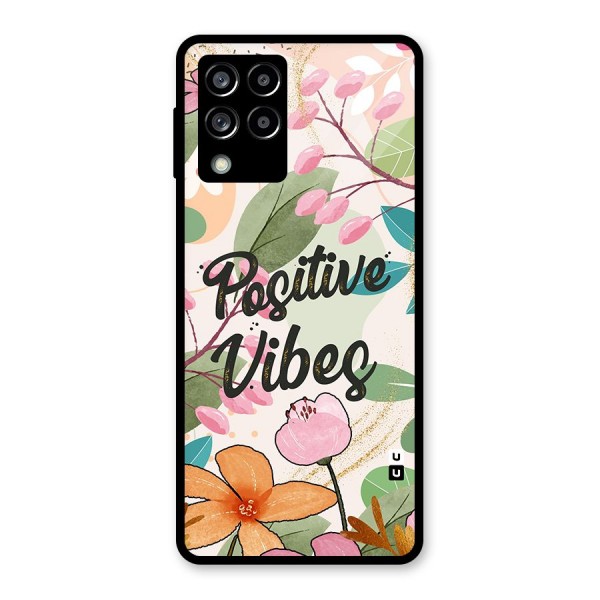 Positive Vibes Glass Back Case for Galaxy M53 5G