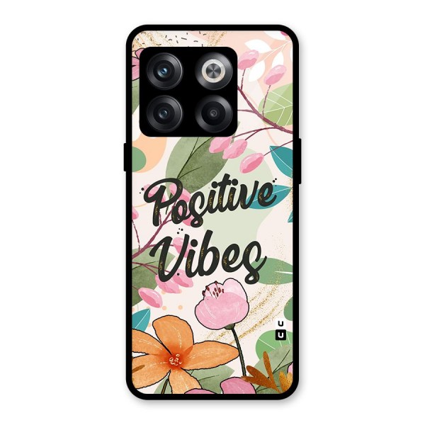 Positive Vibes Glass Back Case for OnePlus 10T