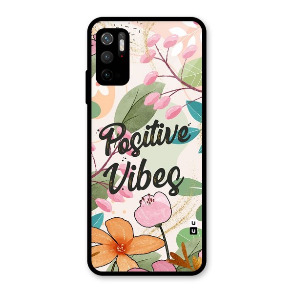 Positive Vibes Glass Back Case for Poco M3 Pro 5G