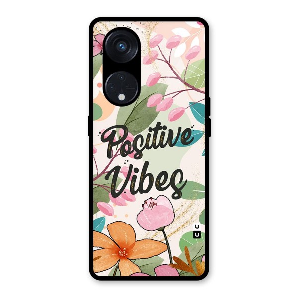 Positive Vibes Glass Back Case for Reno8 T 5G