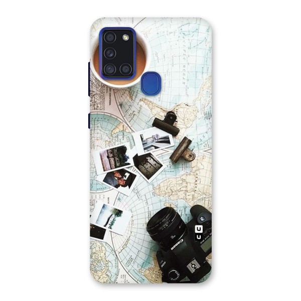 Post Stamps Travel Back Case for Galaxy A21s