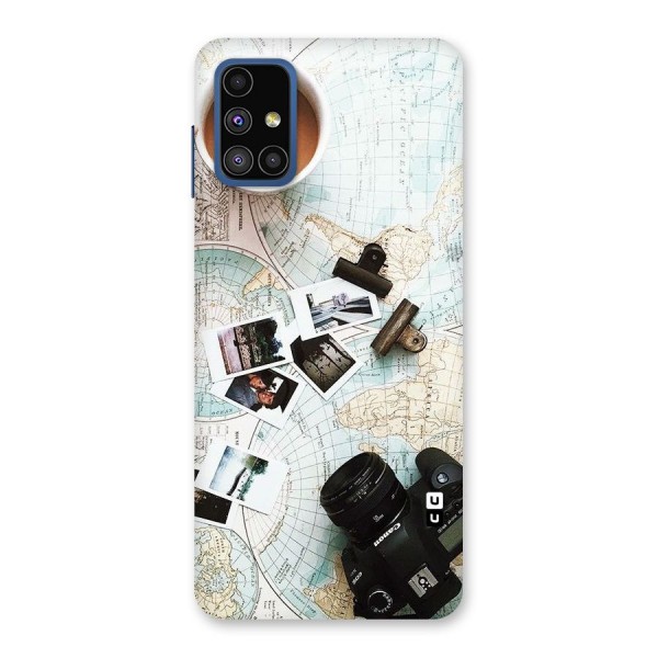 Post Stamps Travel Back Case for Galaxy M51