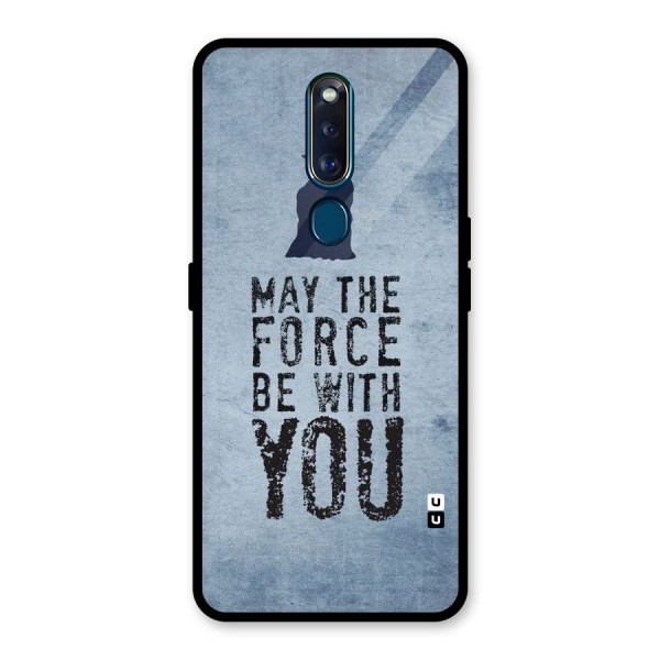 Power With You Glass Back Case for Oppo F11 Pro