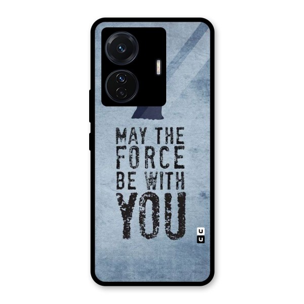 Power With You Glass Back Case for Vivo T1 Pro