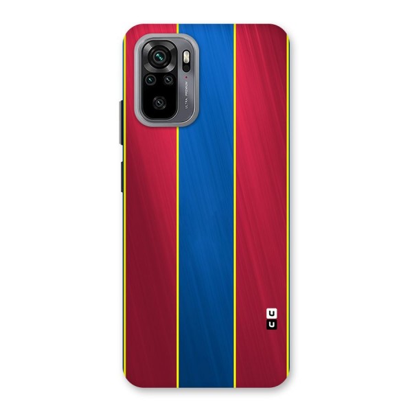 Premium Vertical Stripes Back Case for Redmi Note 10