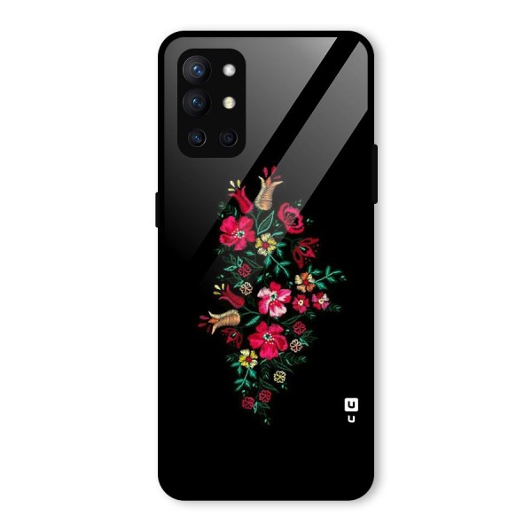 Pretty Allure Flower Glass Back Case for OnePlus 9R