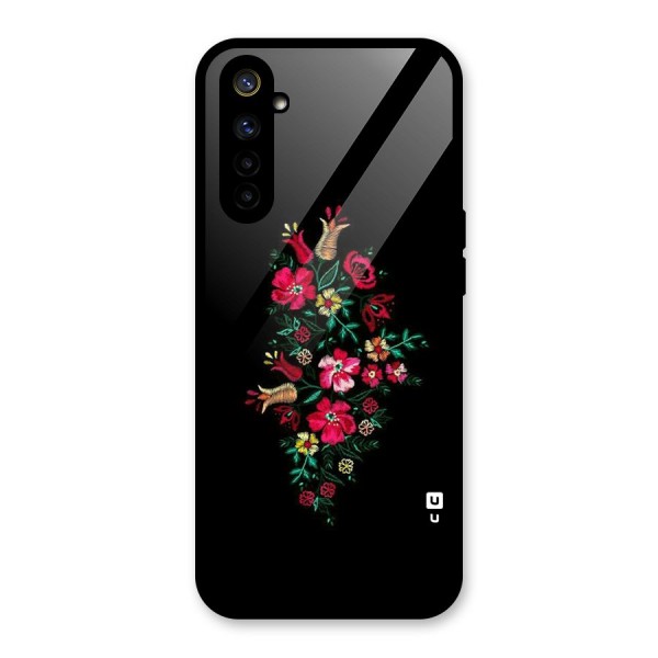 Pretty Allure Flower Glass Back Case for Realme 6