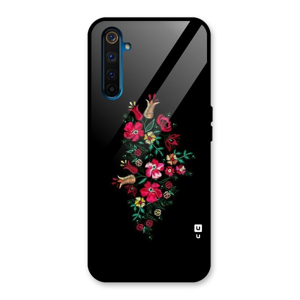 Pretty Allure Flower Glass Back Case for Realme 6 Pro