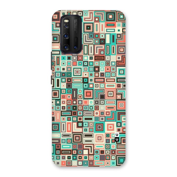 Pretty Boxes Design Back Case for Vivo iQOO 3