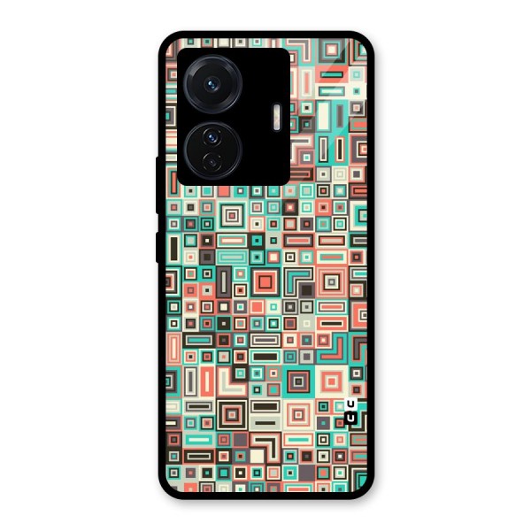 Pretty Boxes Design Glass Back Case for Vivo T1 Pro