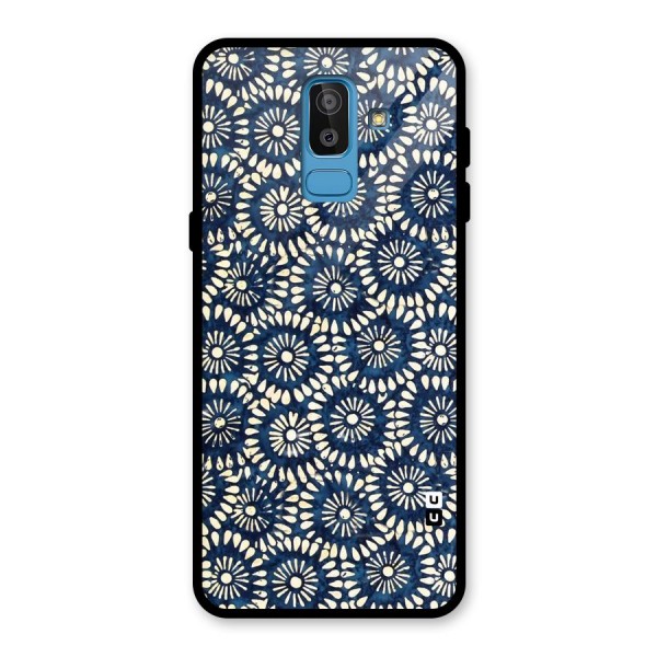 Pretty Circles Glass Back Case for Galaxy J8