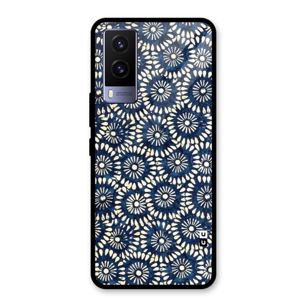 Pretty Circles Glass Back Case for Vivo V21e 5G