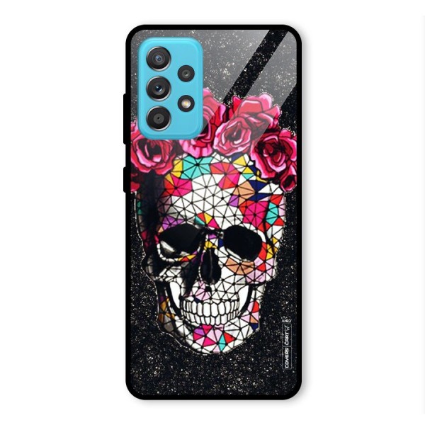 Pretty Dead Face Glass Back Case for Galaxy A52