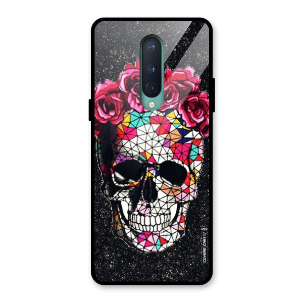 Pretty Dead Face Glass Back Case for OnePlus 8