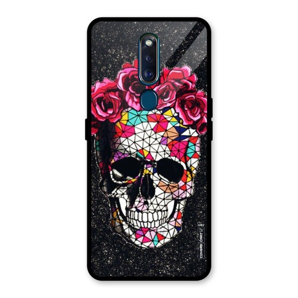 Pretty Dead Face Glass Back Case for Oppo F11 Pro