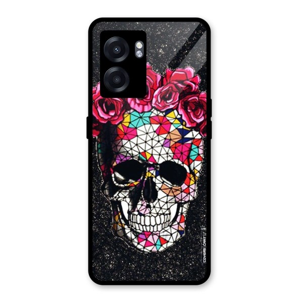 Pretty Dead Face Glass Back Case for Oppo K10 (5G)