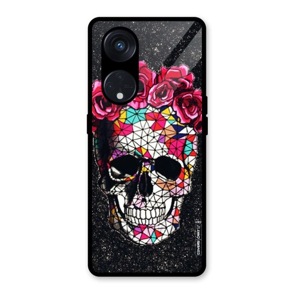 Pretty Dead Face Glass Back Case for Reno8 T 5G