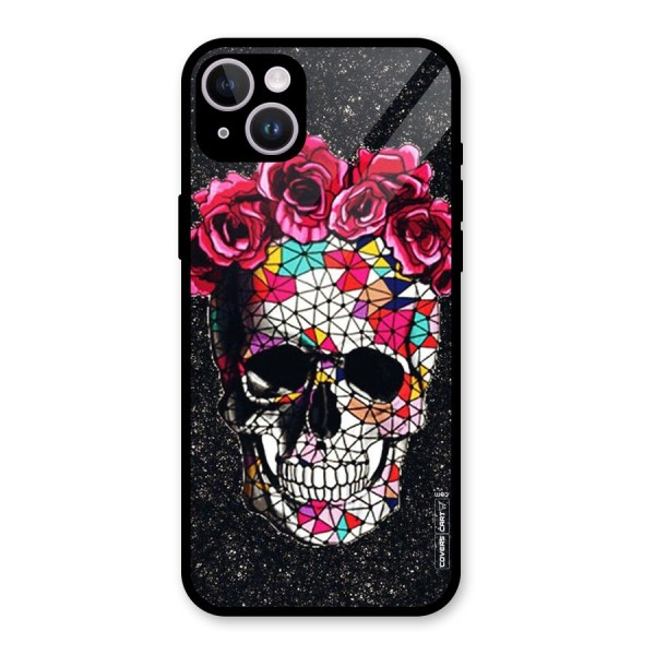 Pretty Dead Face Glass Back Case for iPhone 14 Plus