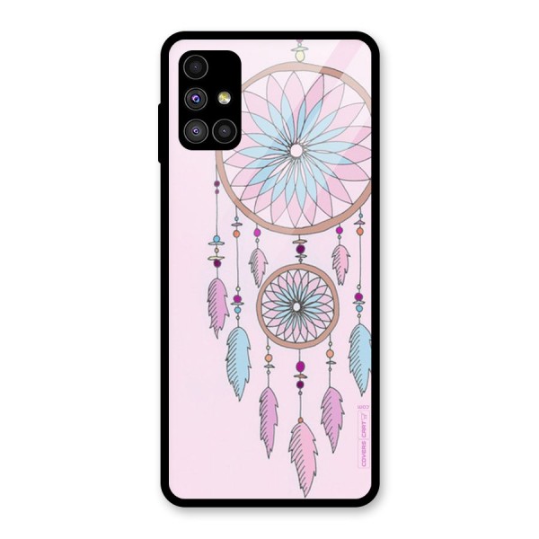 Pretty Dream Catcher Glass Back Case for Galaxy M51