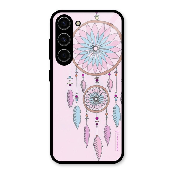 Pretty Dream Catcher Glass Back Case for Galaxy S23