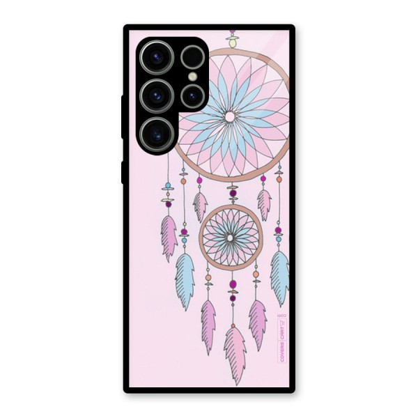 Pretty Dream Catcher Glass Back Case for Galaxy S23 Ultra