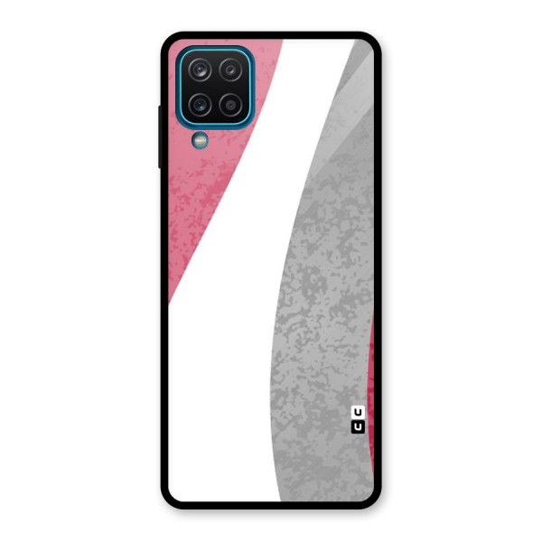 Pretty Flow Design Glass Back Case for Galaxy A12