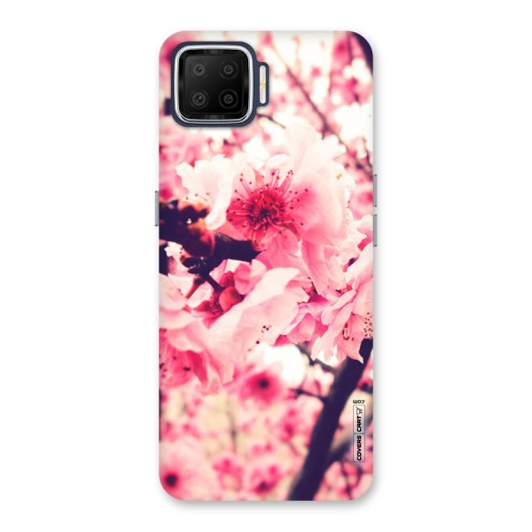 Pretty Pink Flowers Back Case for Oppo F17