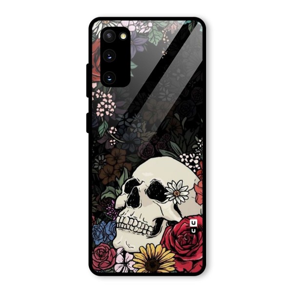 Pretty Skull Glass Back Case for Galaxy S20 FE