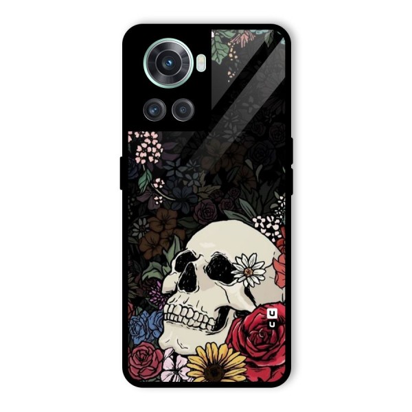 Pretty Skull Glass Back Case for OnePlus 10R