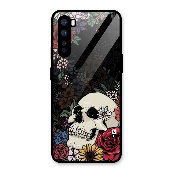 Pretty Skull Glass Back Case for OnePlus Nord