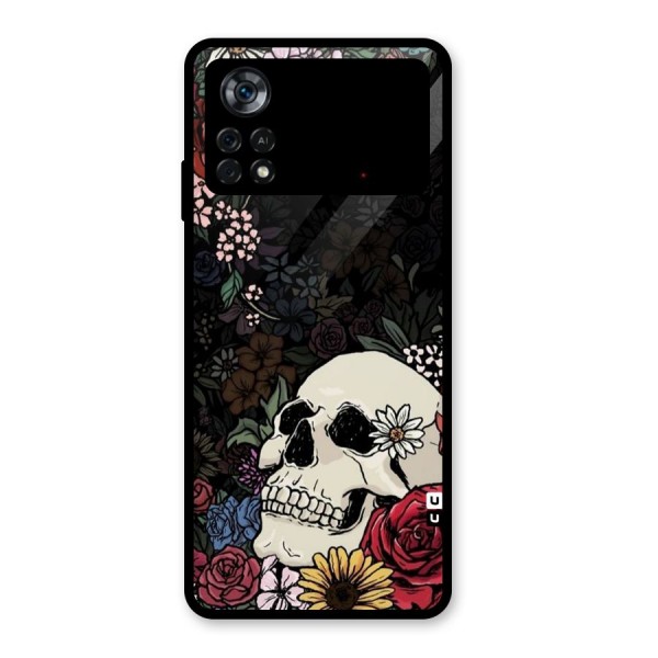 Pretty Skull Glass Back Case for Poco X4 Pro 5G