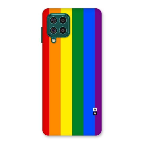 Pride Rainbow Stripes Back Case for Galaxy F62