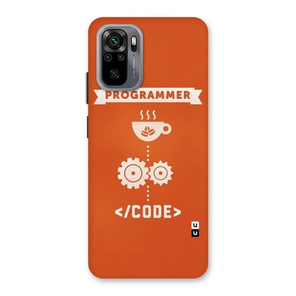 Programmer Coffee Code Back Case for Redmi Note 10