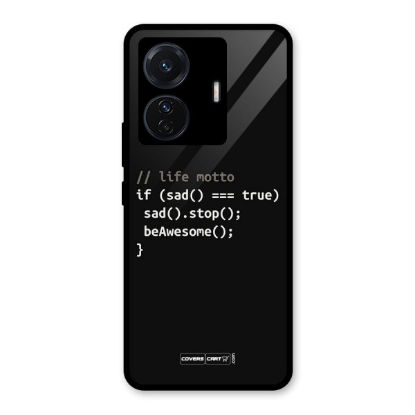 Programmers Life Glass Back Case for Vivo T1 Pro