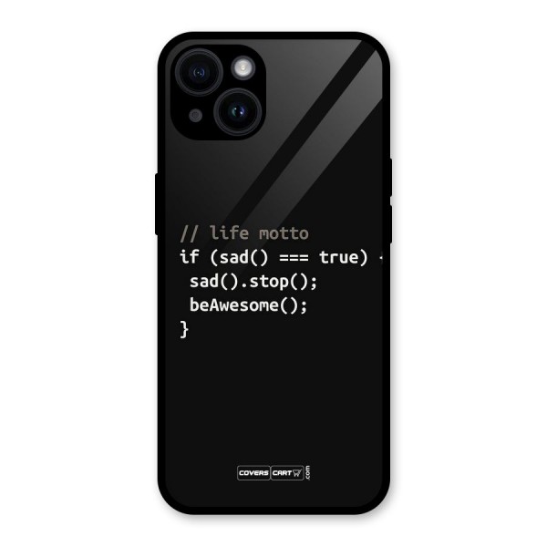 Programmers Life Glass Back Case for iPhone 14